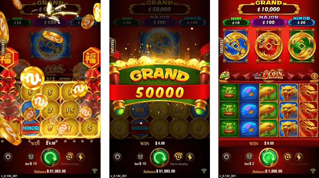3 Coins A23Games Bonus